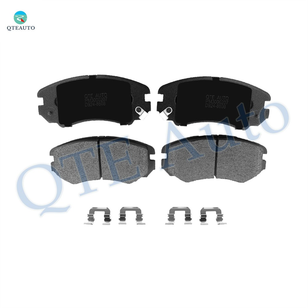 Front Ceramic Brake Pad Kit For 2003-2010 Hyundai Sonata