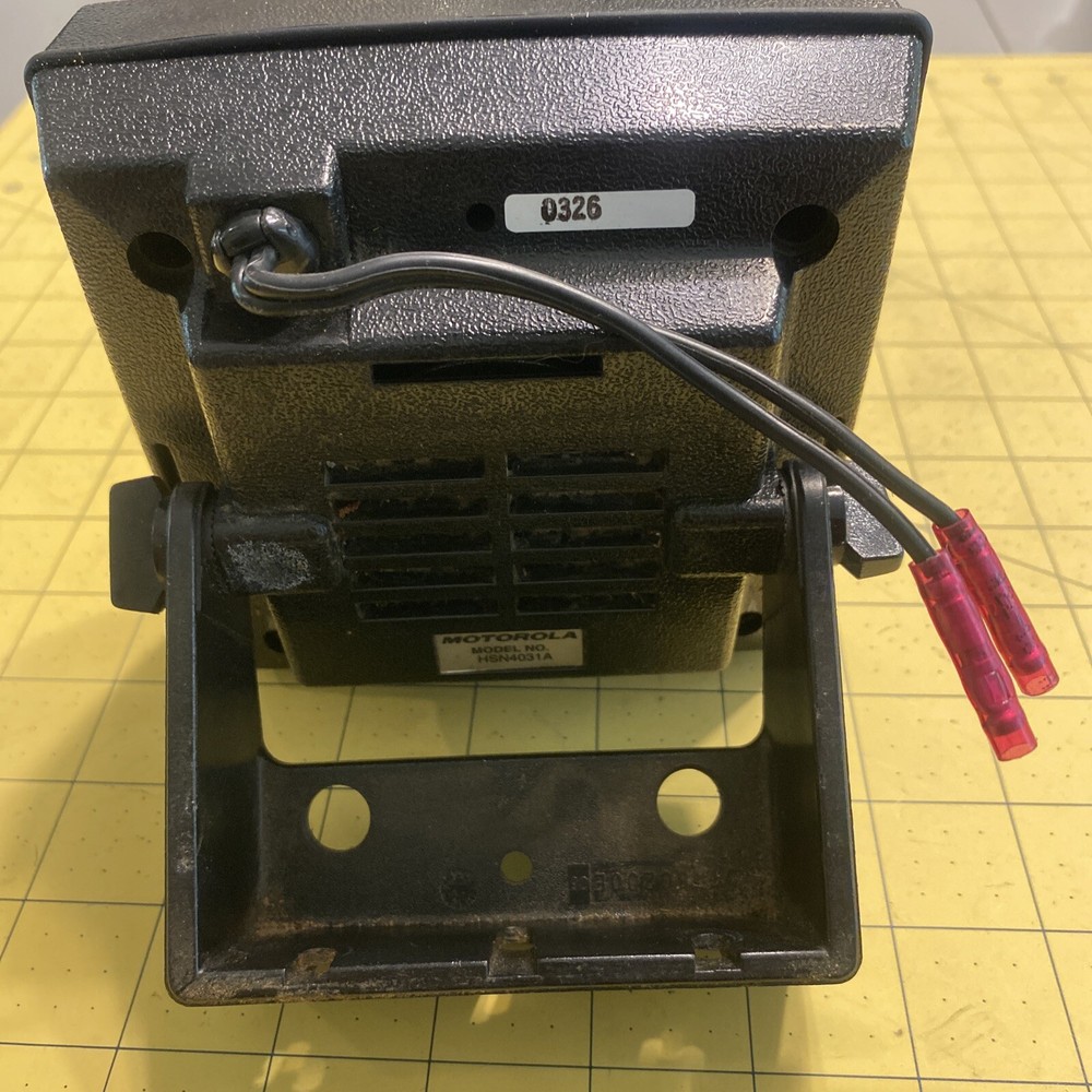 Motorola Model No. HSN4031A External Speaker Black