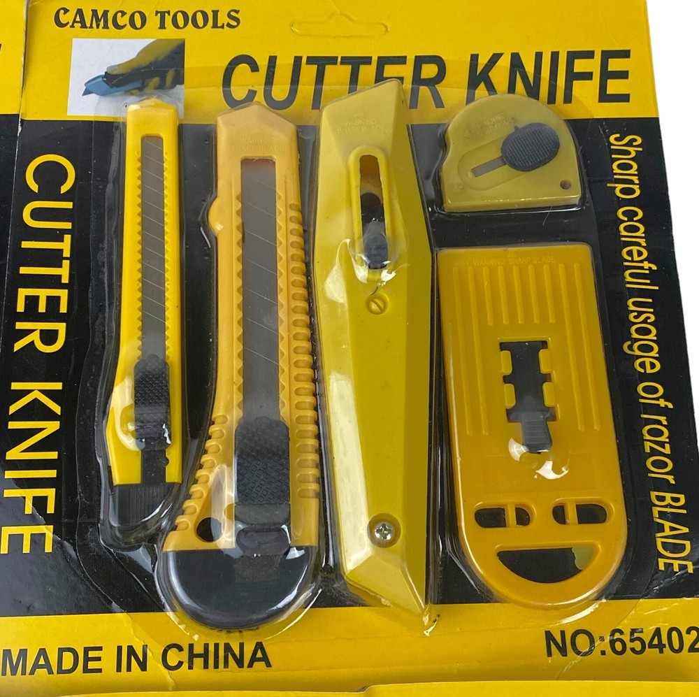 Camco Tools Cutter Knife Set 20 PCS Box Cutter Utility Knife
