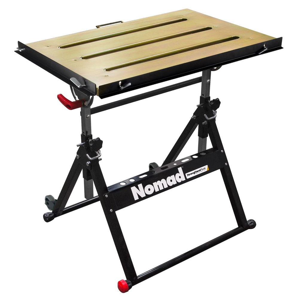 Adjustable Steel Welding Table with Casters & Leveling Feet, TS3020