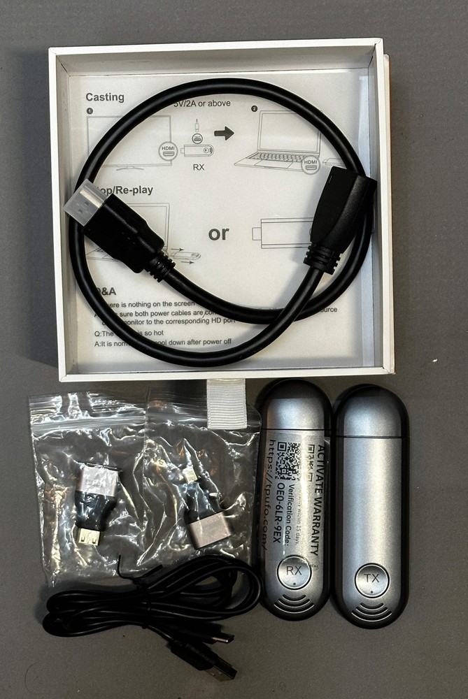 TPUFO Wireless HDMI Transmitter Receiver Plug & Play Extender