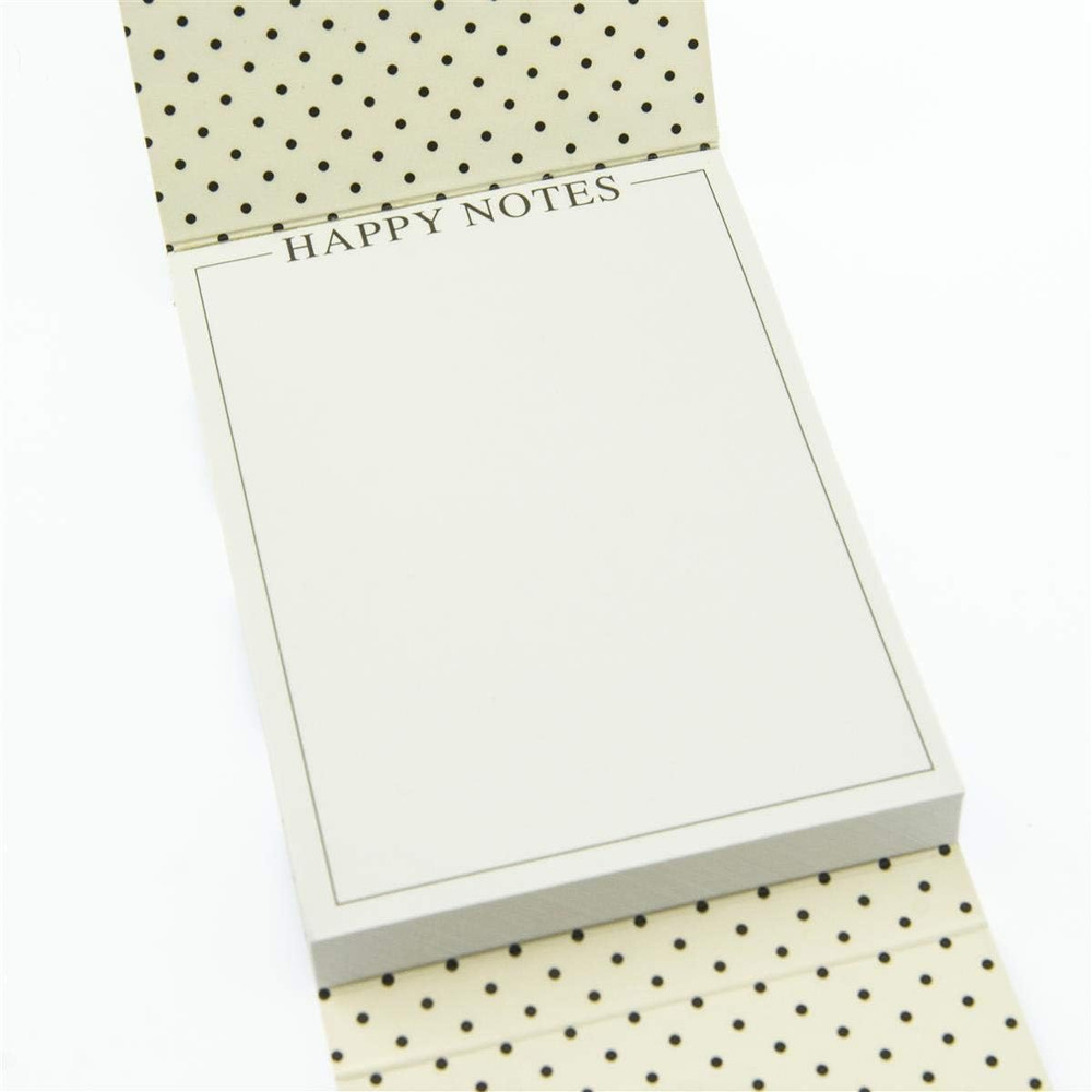 Pocket Note, Black and White Striped Design – Includes 75 Sheets, 3"X 4" with Ma