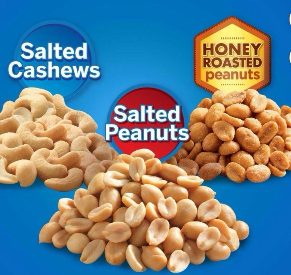 Planters Variety Pack Cashews & Peanuts, 24 pk.