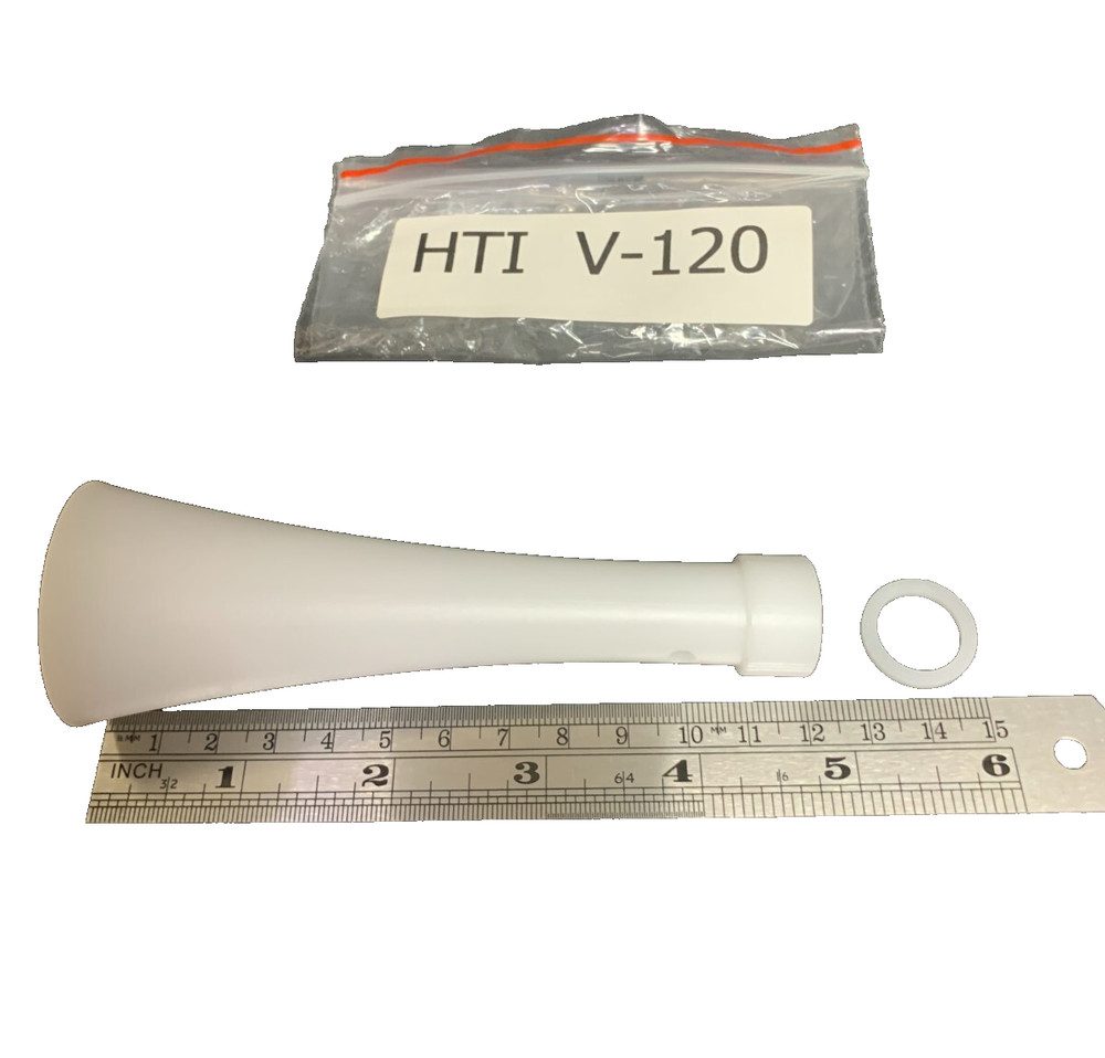 Vortex II Dry Cleaning Gun White Nozzle Cone & Ring Set V-120