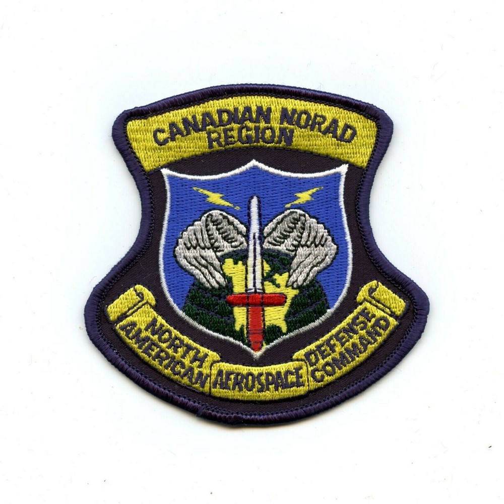 RCAF CAF Canadian NORAD Colour Crest Patch