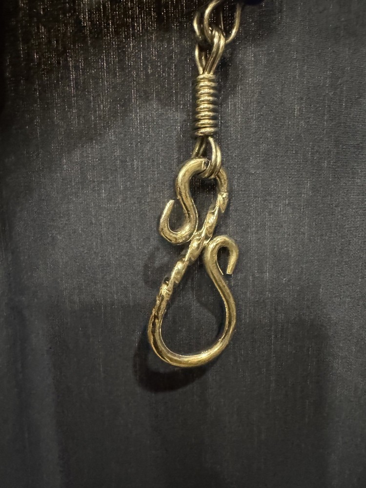 Fancy Twisted 12 Inch Silver Rein Chains