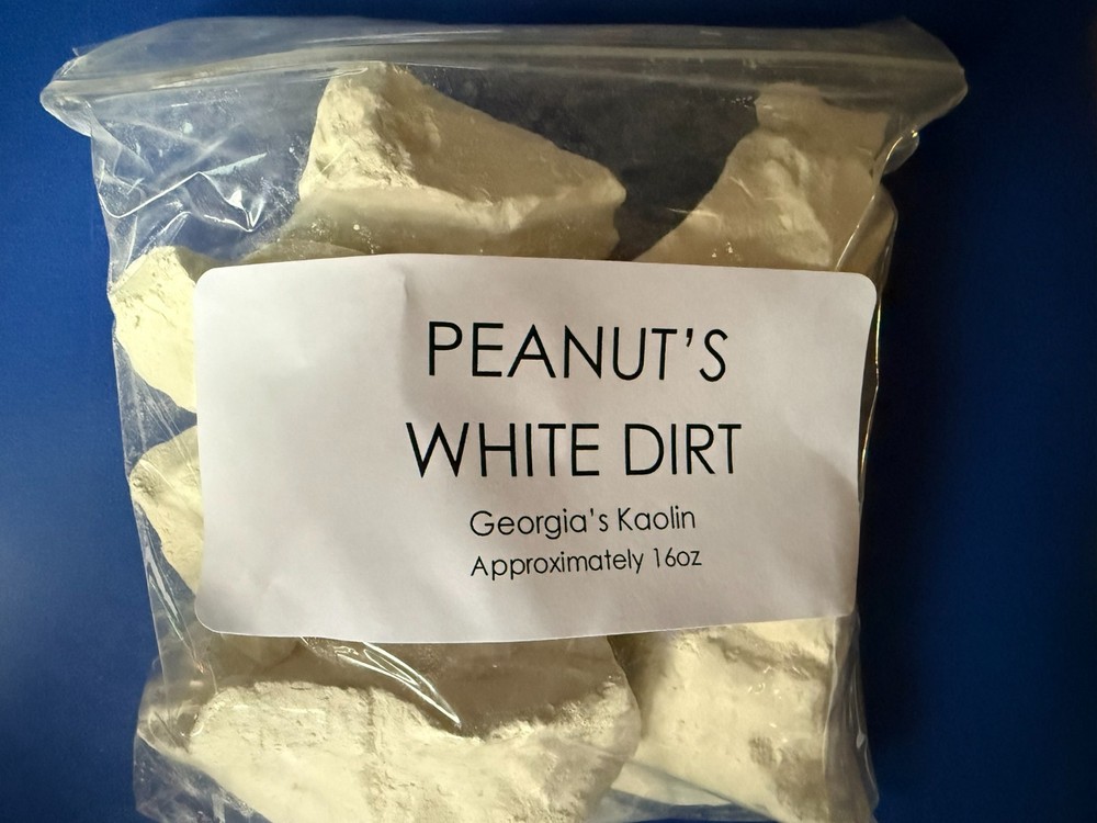 Peanut's White Kaolin Dirt from Georgia