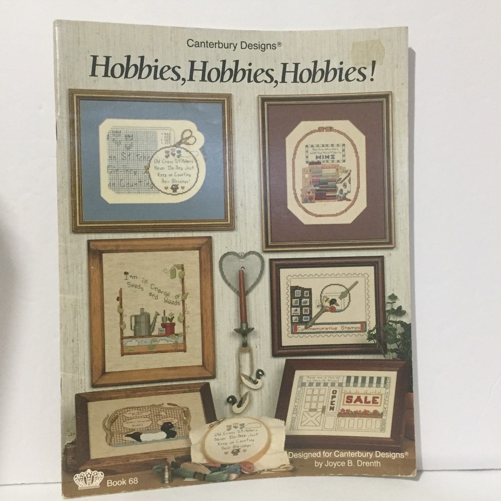 Canterbury Designs Hobbies, Hobbies, Hobbies Book 68 Leaflet Free Ship