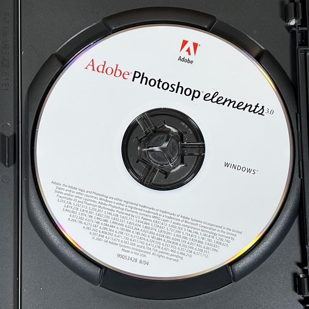 Photoshop Elements 3.0 for Windows CD-ROM Photo Software