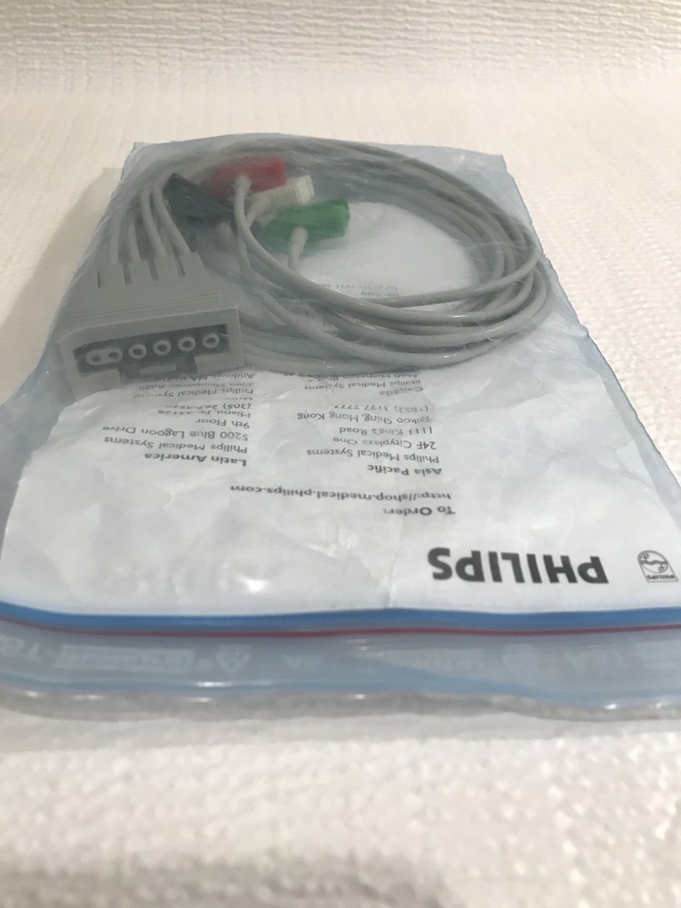 Philips ECG EKG 5 Lead Cable Model M1425A