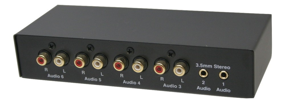 Technolink TC-716 6-Way Stereo Source Selector; BLACK Version