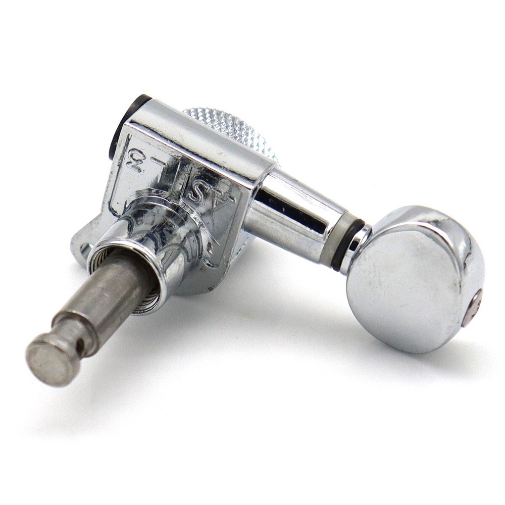 Left 6 Strings Electric Guitar Locking Tuning Pegs Silver Tuners Machine Heads