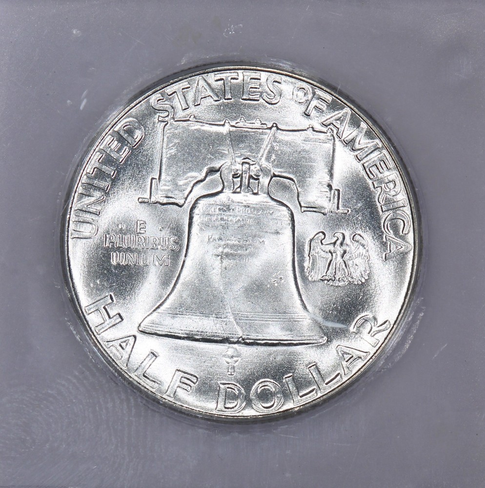 1954 Franklin Half Dollar 50C ICG MS64