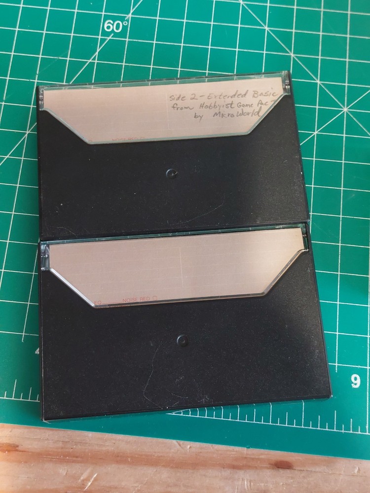 TI-99/4A Cassette Lot Games Basic Extended Programs Dow Aircraft Home Computer