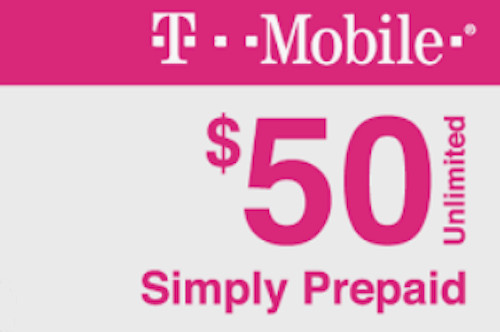 T-Mobile $50 Prepaid Plan SIM Card Includes 90 Day Service