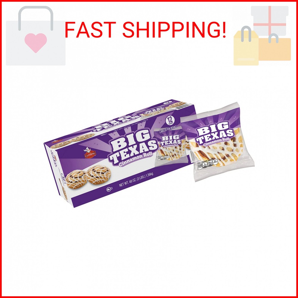 Big Texas Cinnamon Roll (4oz / 12pk)