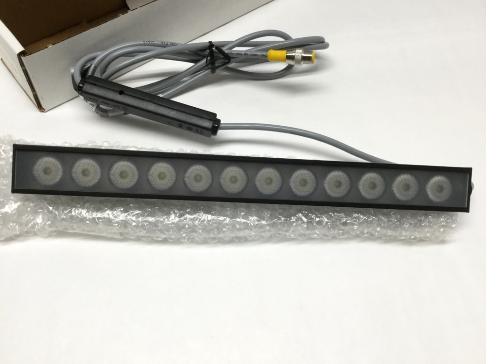 Datalogic 95A906388 Machine Vision LED Bar Light Linear Strobe Array, White, 12"