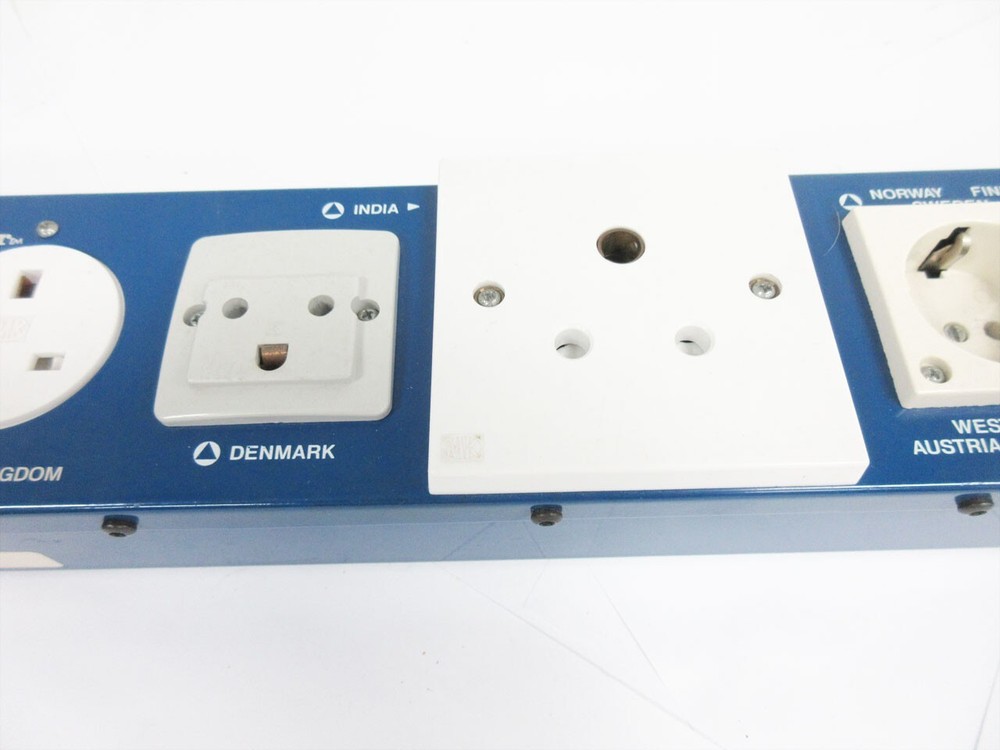 INTERPOWER 85010113 INTERNATIONAL SOCKET STRIP-RACK MOUNT - 7 SOCKET