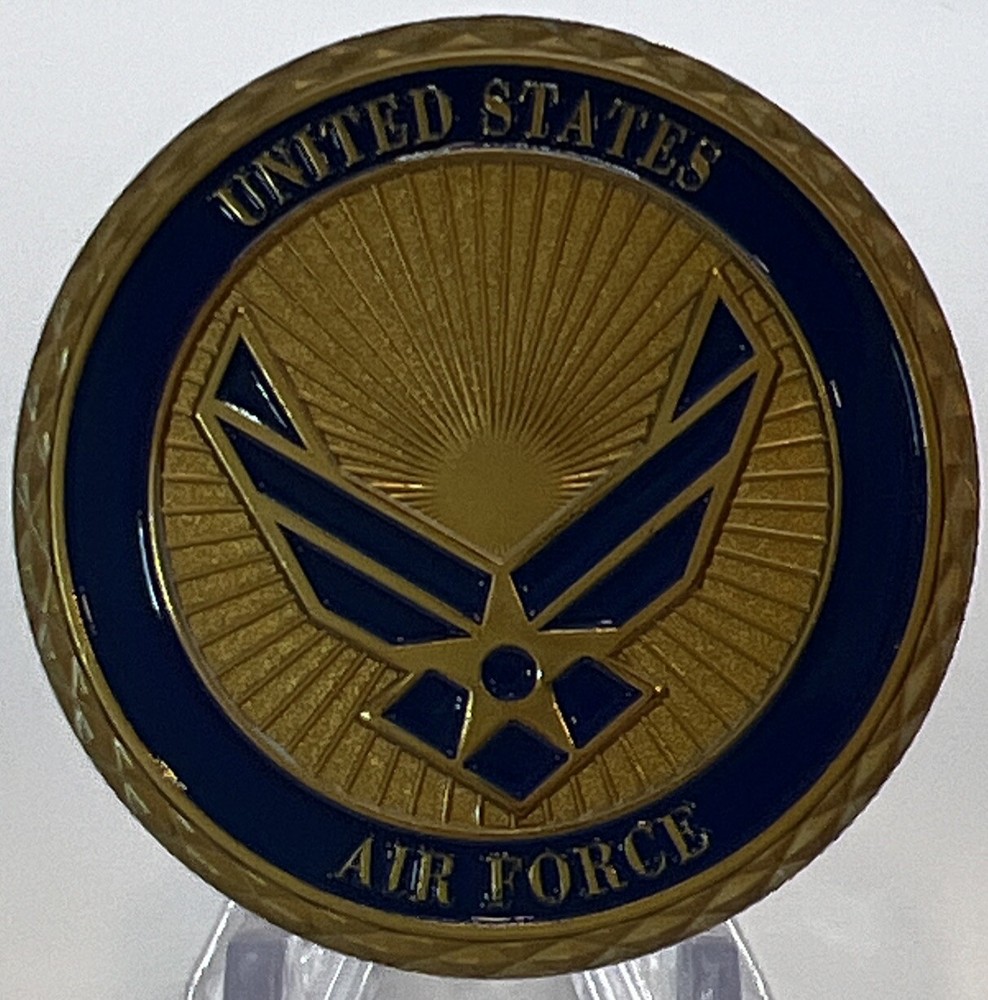 * US AIR FORCE SPACE COMMAND VANDENBERG AIR FORCE BASE CHALLENGE COIN US SELLER