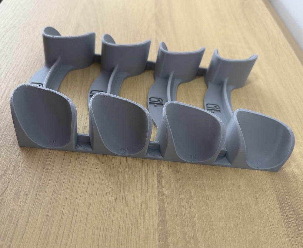 Nintendo Switch Pro Controller Stand Holder - 4 Controller Organizer Dock - Gray