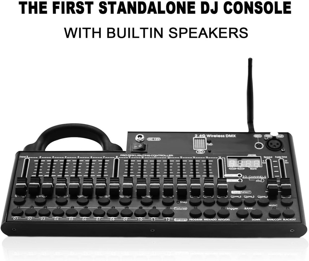 DMX 384 Controller Wireless DJ Light Console 384 Channel DMX512 for Stage Party