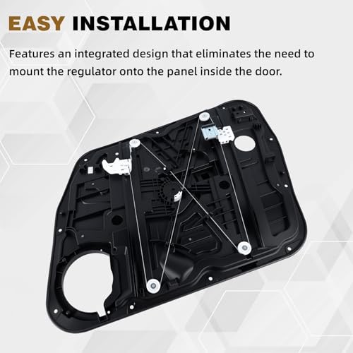 82471-D9010 Front Driver Side Power Window Regulator with Panel Without Left
