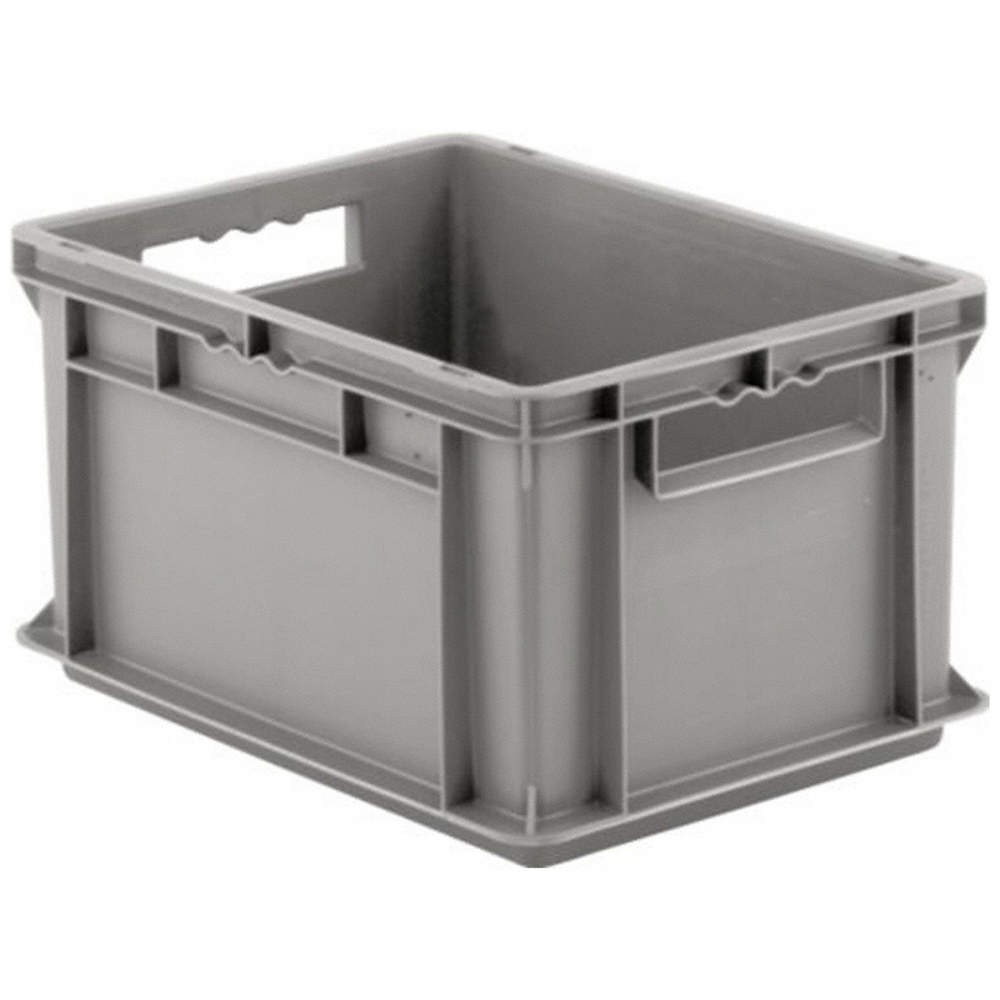 SSI SCHAEFER EF4220.GY1 Straight Wall Ctr,Gray,Solid,PP 4VL82