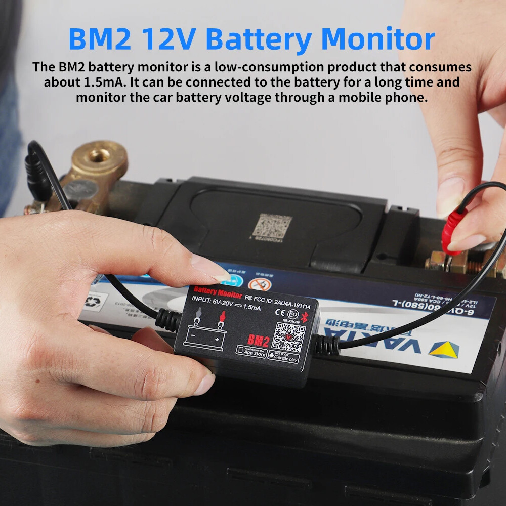 QUICKLYNKS 12V Car Battery Cranking Charging System Tester Bluetooth Diagnostic