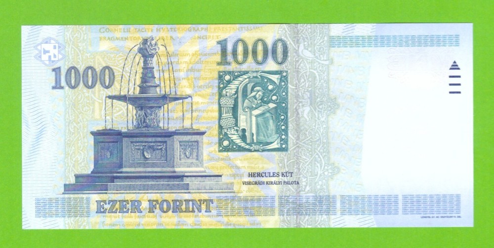 HUNGARY 1000 FORINT 2000 P-185 UNC MILLENIUM RARE