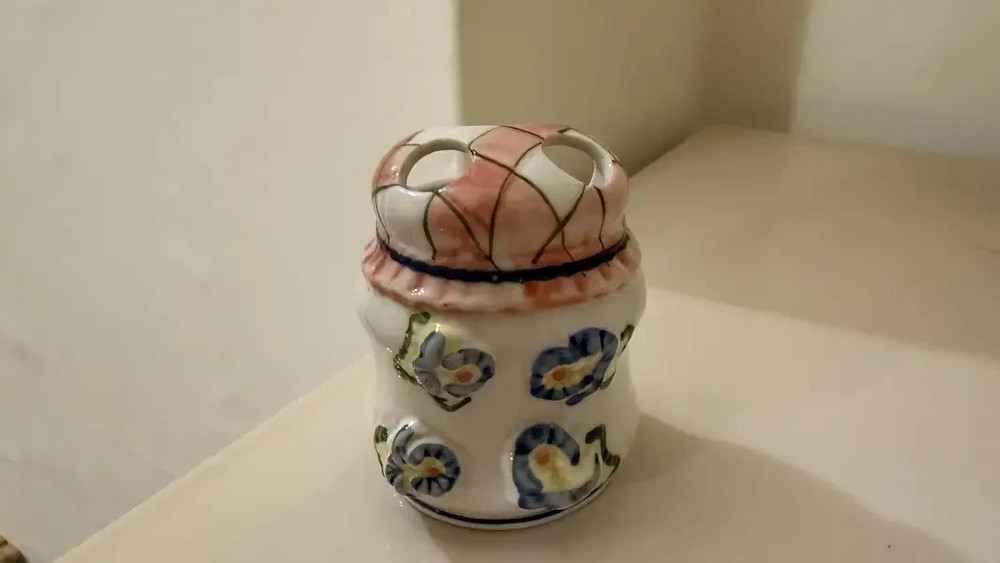Ceramic Bathroom Accessory Set | Soap Dispenser + Holder Set
