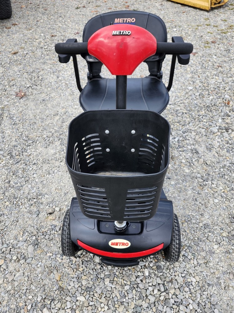 Metro Mobility M1 LITE Folding Mobility Scooter - Red