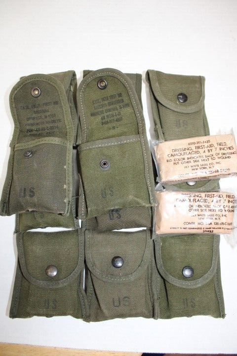 US Military Isue Vietnam Era Canvas First Aid Compass Pouch Second Pattern Gen 2