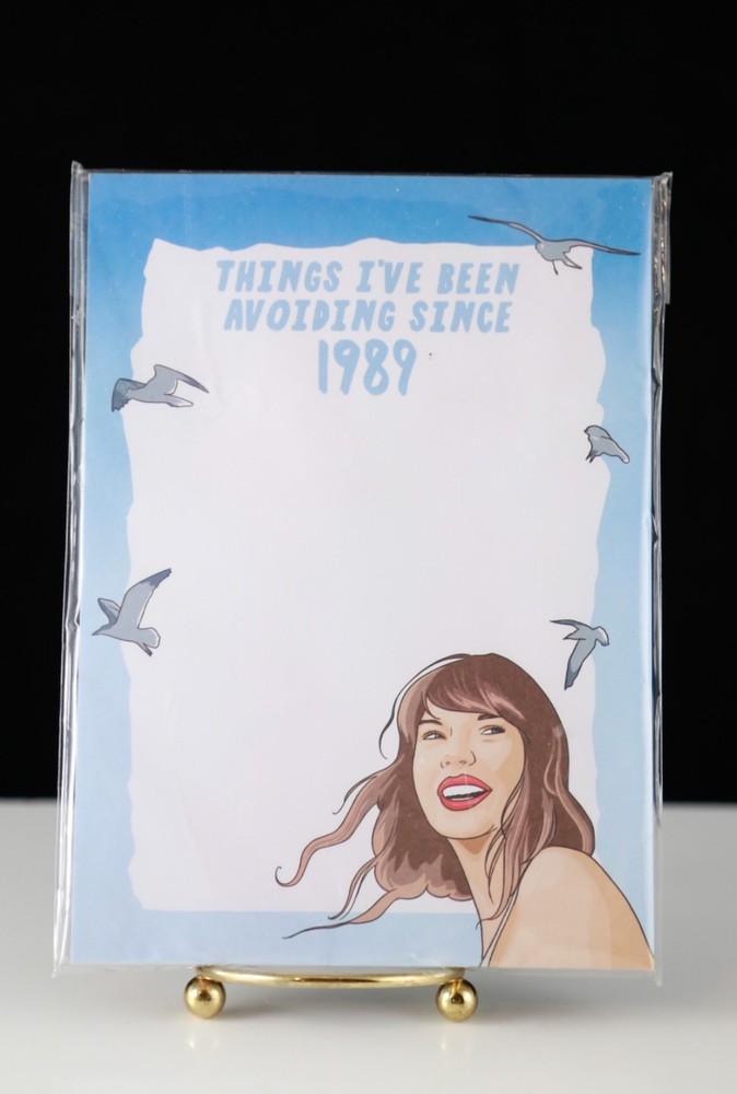 New Taylor Swift Notepad - Things I've Been Avoiding Since 1989