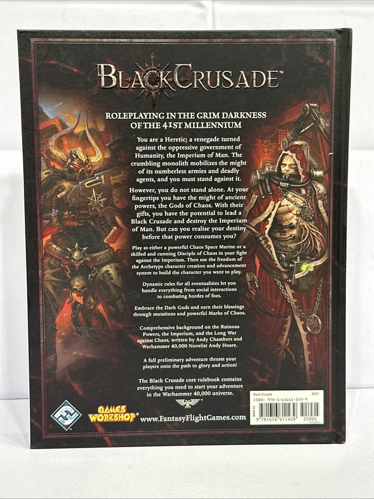 Warhammer 40K Black Crusade Core Rulebook 2011