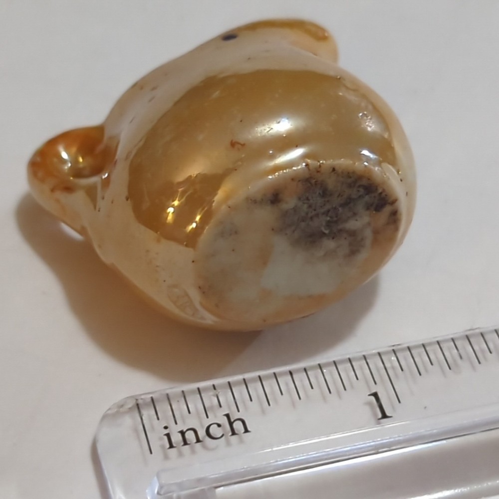 Vintage Ceramic Miniature Jug Peach Luster Mini