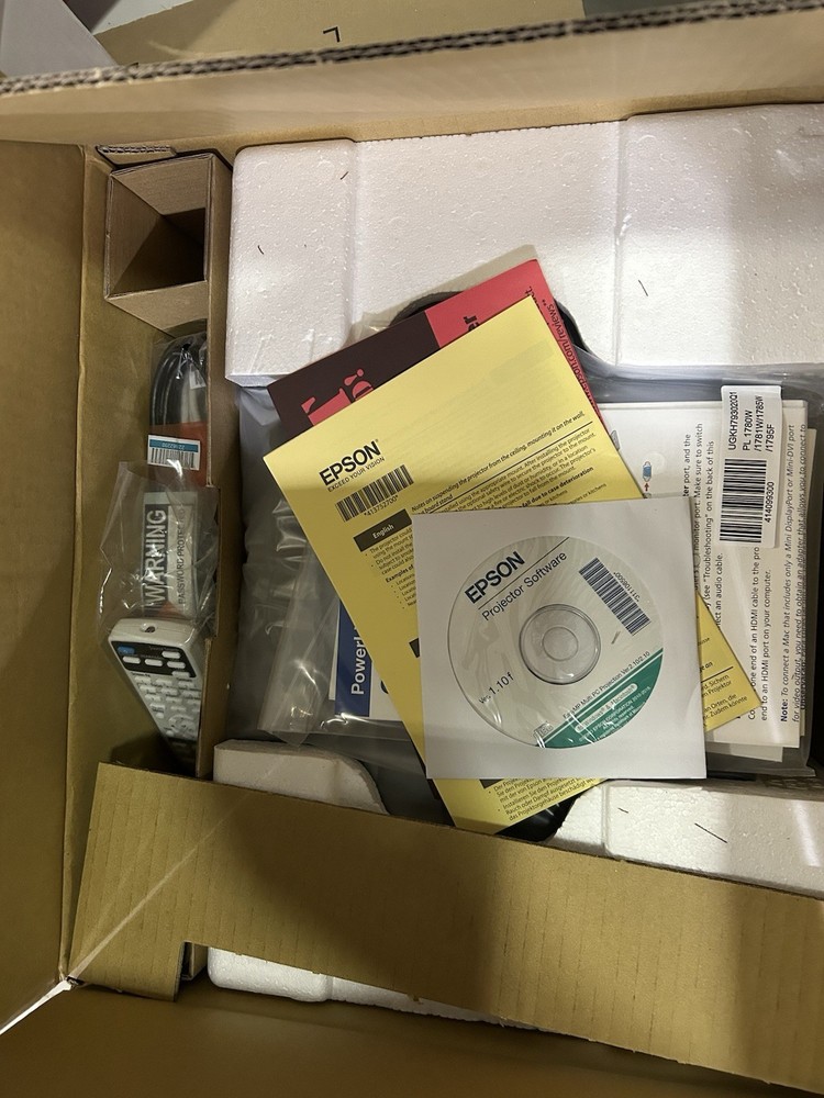 Epson PowerLite 1780W LCD Projector