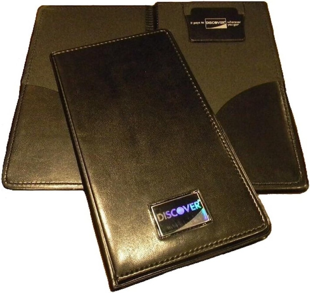 Stylish Double Panel Checkbook Holder - Ideal for Restaurant Waitstaff Use