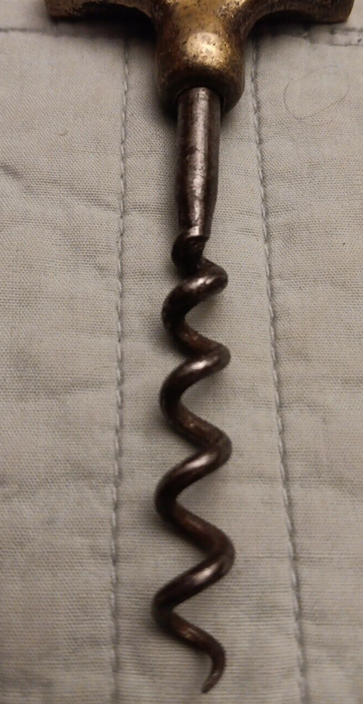 Vtg Brass Warwick Bear Wine Corkscrew 6.75"