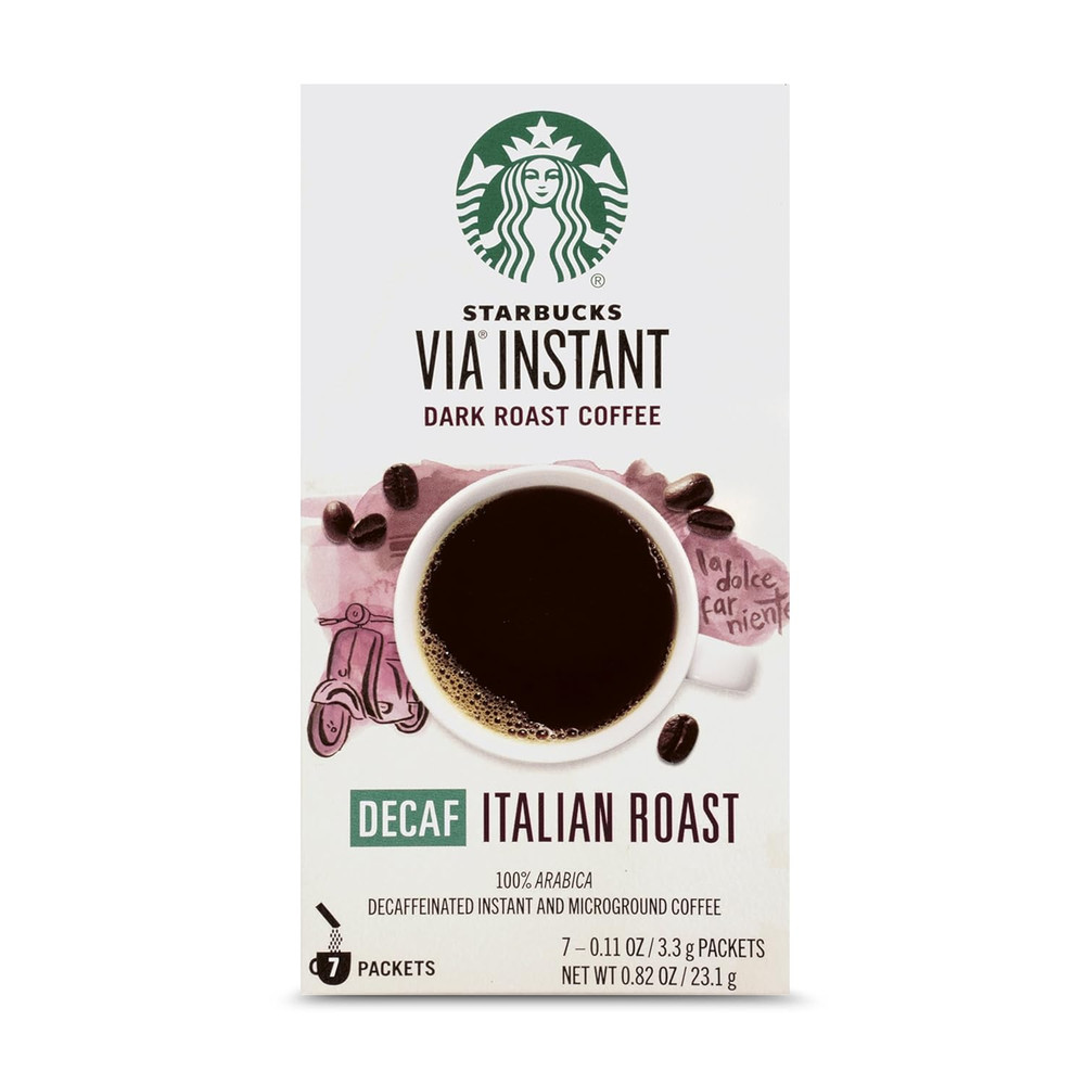 Decaf Italian Roast Instant Coffee 7 Count Packets
