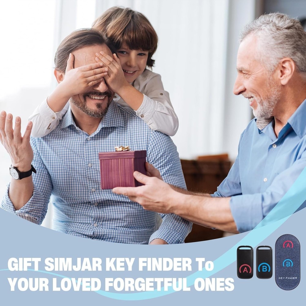 Basic Key Finder with Thinner Receivers & Advanced Fabric Remote, Simjar...