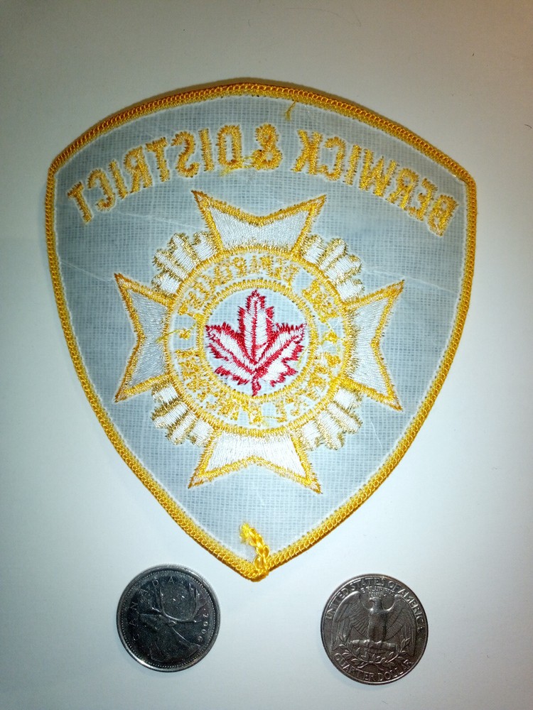 Berwick & District Fire Department Patch Badge Crest