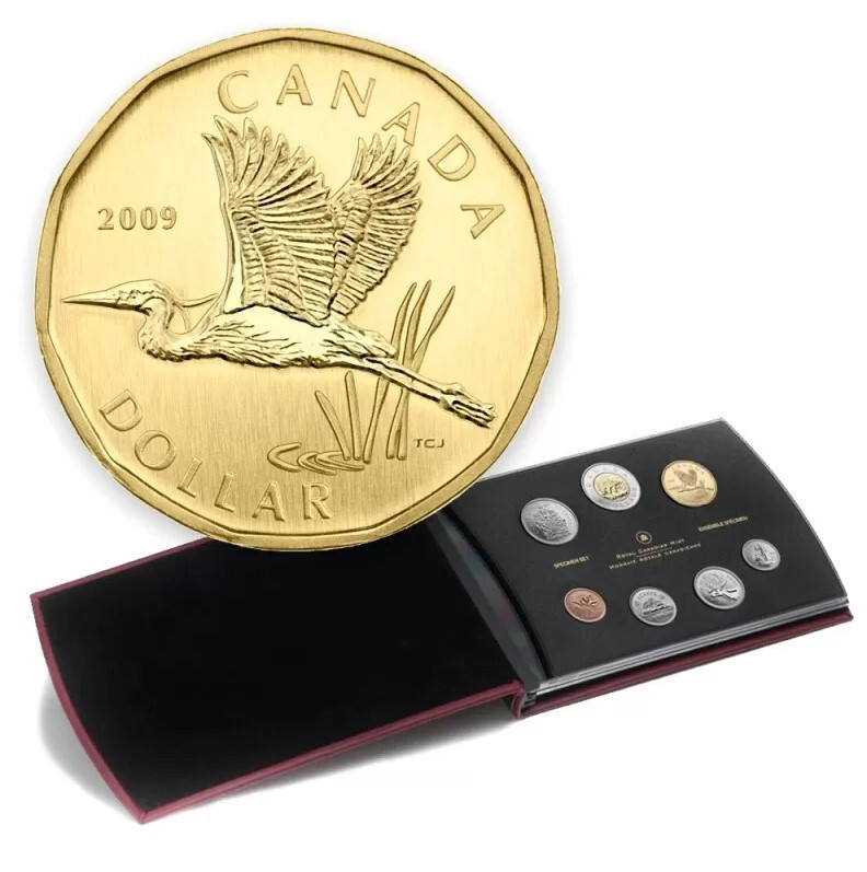 2009 Canada Specimen Uncirculated Coin Set - Great Blue Heron