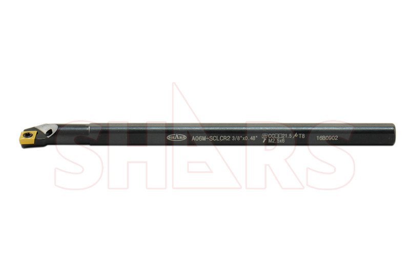 SHARS 3/8 SCLCR COOLANT INDEXABLE BORING BAR + CCMT INSERT + CERT Save $40 !]