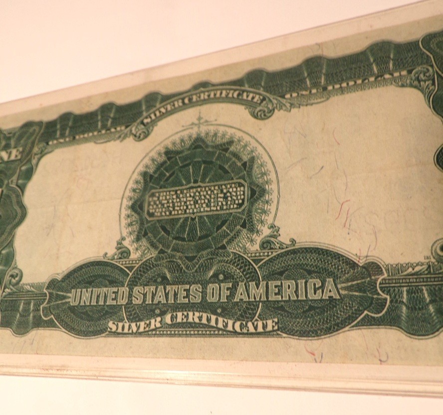 1899 $1 Large Size Black Eagle Silver Certificate Choice Crisp Uncirculated