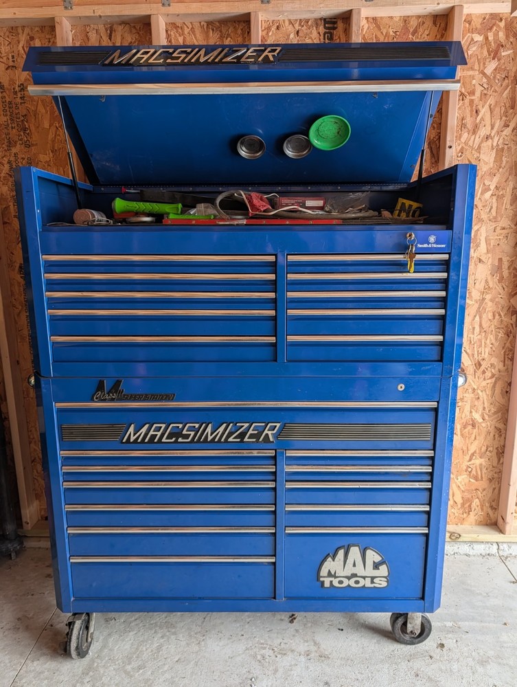 MAC Tools MACSIMIZER MB1850 & MB1855 22 Drawer Stacker Toolbox W/ NEW LOCKS