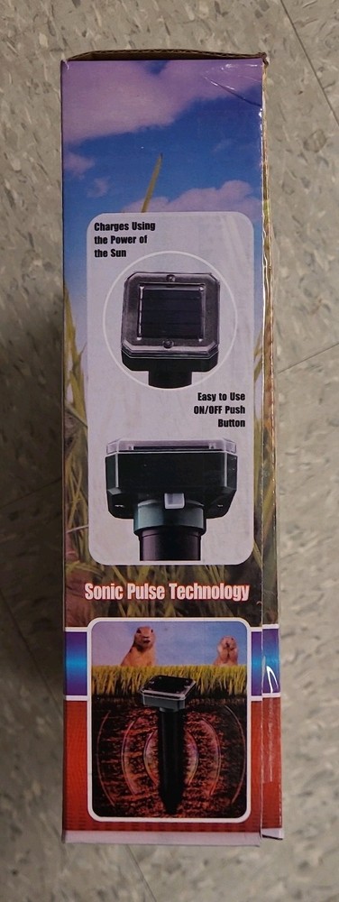 SOLAR POWERED MOLE REPELLENT STAKES 8 PACK