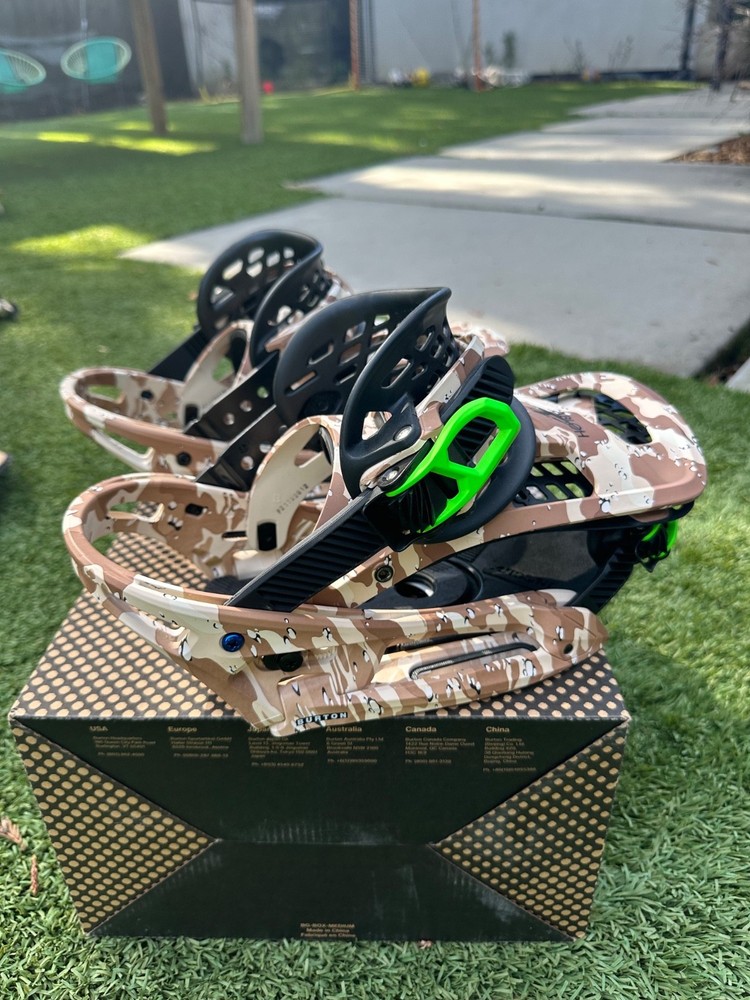 Burton Virgil Mens Genesis Est Bindings Sand Sable Size Medium