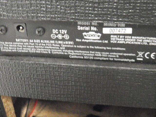 VOX MINI5 Rhythm Modeling Amplifier Excellent+++++
