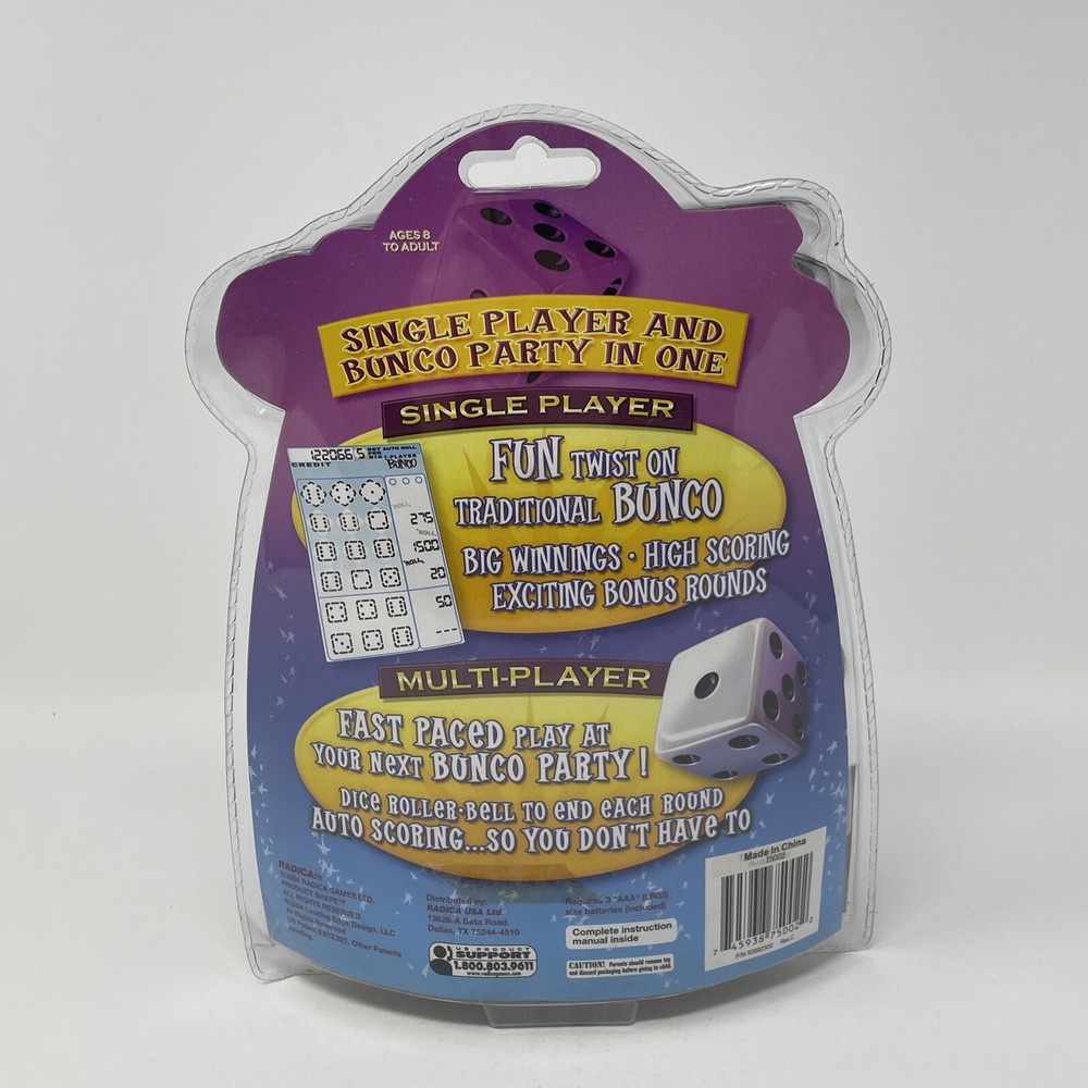 Bunco Night Radica Handheld Game