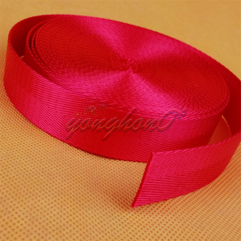 Nylon Webbing Strap 1inch Width Camping Climbing 25mm Red 10m NEW